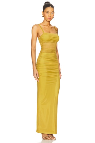 superdown Celeste Maxi Dress in Olive