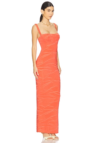 superdown Ezra Maxi Dress in Orange