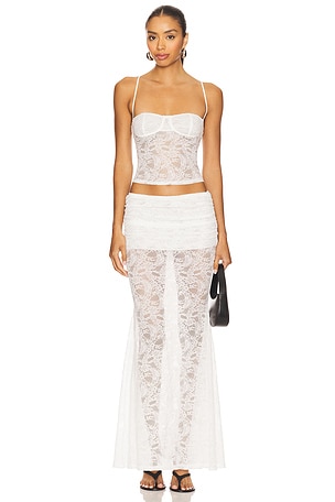 x Yhasmina Ferrara Mimi Maxi Skirt Set superdown
