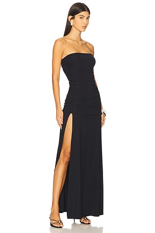 superdown Marlett Strapless Maxi in Black