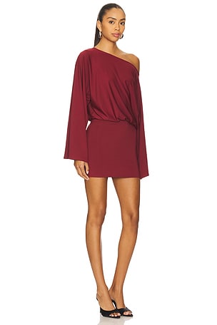 superdown Katiya Mini Dress in Burgundy