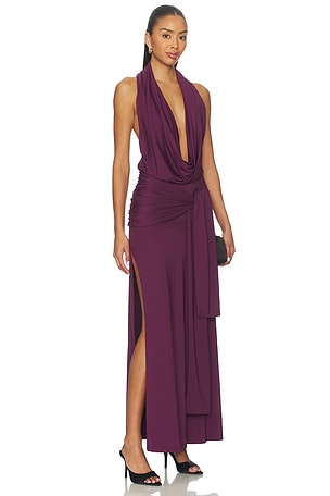 Arwen Maxi Dress In Plum superdown