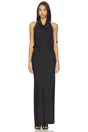 superdown Hazel Maxi Dress in Black