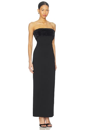 superdown Audrey Maxi Dress in Black