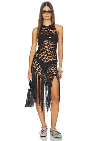 Karrigan Halter Midi Dress superdown