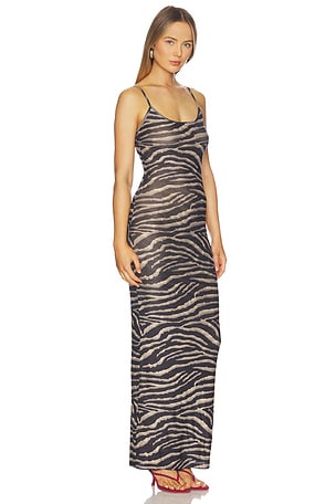 superdown Jobelle Maxi Dress in Tan,Black