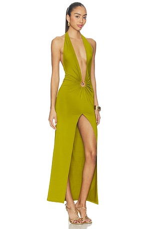superdown Cambri Maxi Dress in Green