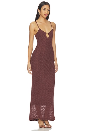 superdown Kailani Maxi Dress in Brown