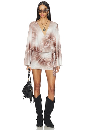 Maree Drape Mini Dress superdown