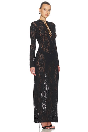 superdown Julissa Maxi Dress in Black
