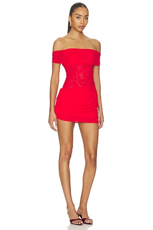 superdown Solene Mini Dress in Red