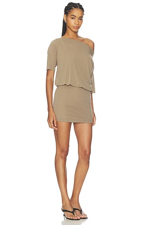 superdown Olya Mini Dress in Tan