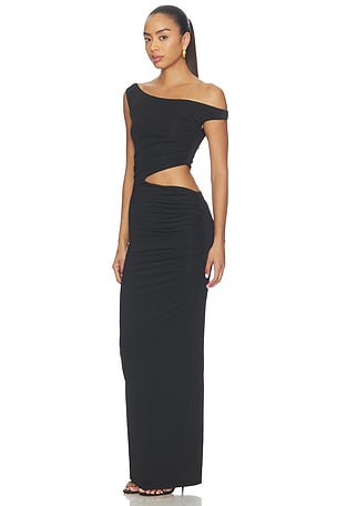 superdown Isadora Maxi Dress in Black
