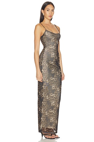superdown Jobelle Maxi Dress in Leopard. Size XXS. Also