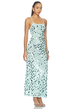 superdown Arna Maxi Dress in Baby Blue. Size XXS. Also