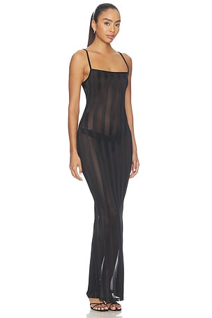 superdown Kirsi Maxi Dress in Black
