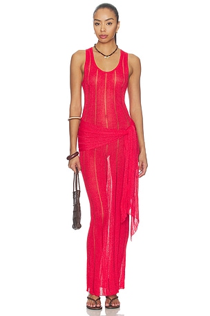 Macie Drape Maxi Dress superdown