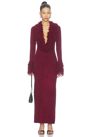 Elisa Shaggy Knit Maxi Dress superdown