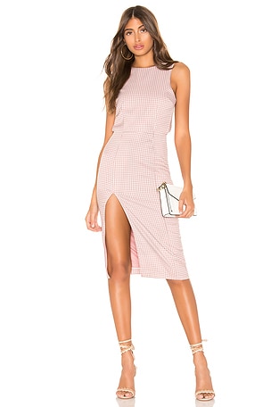 open lace back dress Hot Pink Floral Slip Midi Dress  Gabi Swimwear