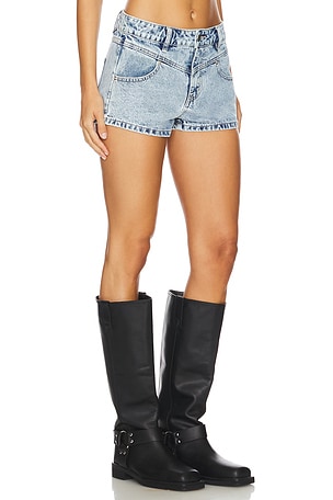 superdown Janie Shorts in Denim-Light