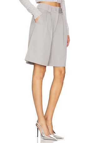 superdown Evelina Shorts in Light Grey
