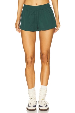 superdown Demia Track Short in Dark Green