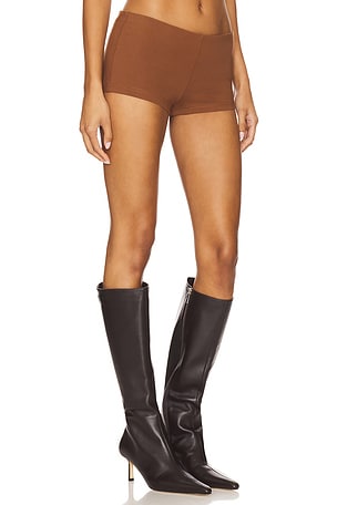 superdown Giovanna Micro Short in Brown