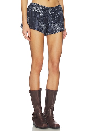 superdown Pridget Drawstring Short in Navy