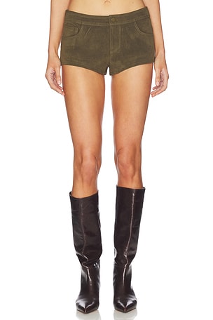 Frannie Faux Suede Short superdown