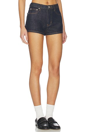 superdown Fleure Denim Short in Navy