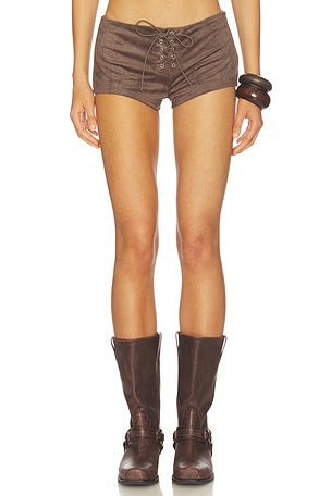Spence Faux Suede Short superdown