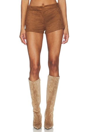 Priya Faux Suede Hot Short superdown