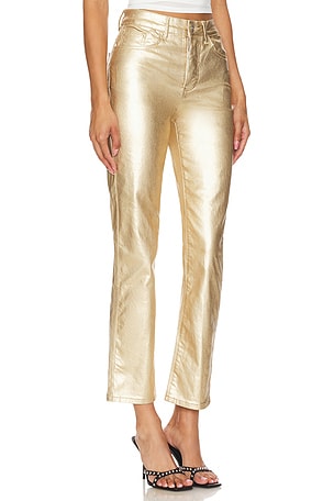 superdown Regina Metallic Jean in Metallic Gold