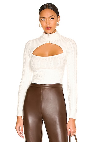 Tanya Cut Out Sweater superdown