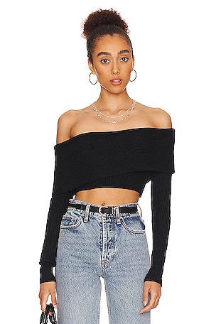 Lyla Crop Sweater superdown