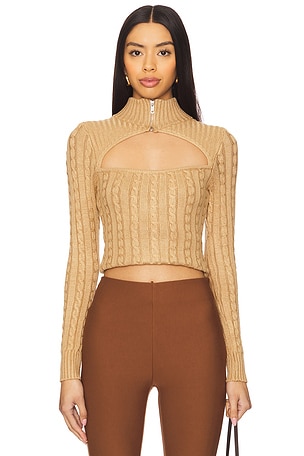 Tanya Cut Out Sweater superdown