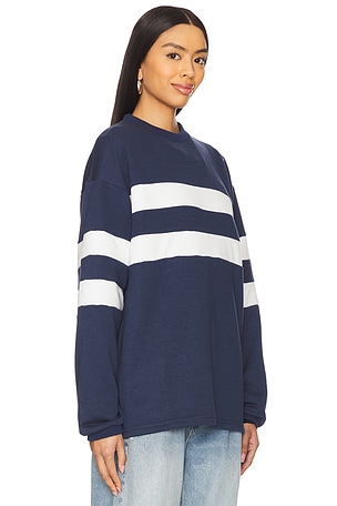 superdown Jordy Oversized Crewneck in Navy