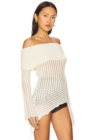 superdown Tawny Sweater in Ivory