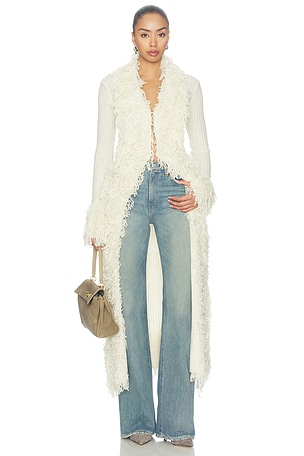 Caterina Shaggy Maxi Cardigan superdown