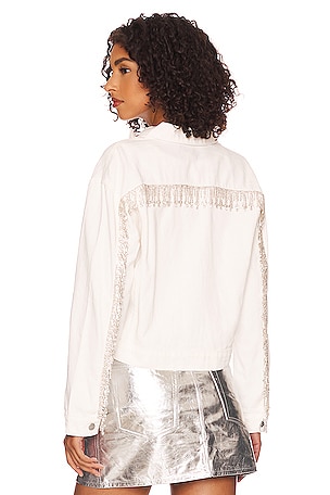 Raya Rhinestone Fringe Jacket superdown