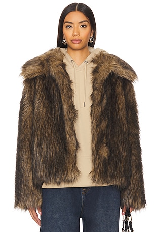 Kennedy Faux Fur Coat superdown