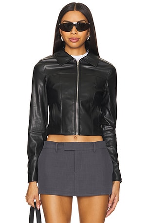 Haydenn Faux Leather Jacketsuperdown$88NEW