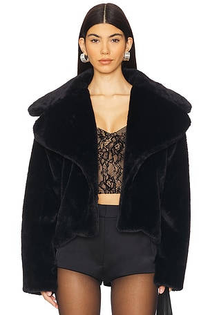 Willow Faux Fur Coat superdown