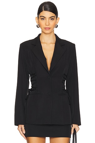 Jennifer Lace Up Blazer superdown