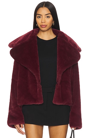 x Emma Leger Willow Faux Fur Coat superdown