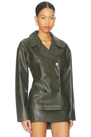 Superdown chaqueta carolene en color verde oliva