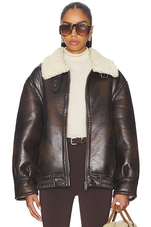 Georgiana Faux Leather Jacket superdown