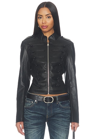 Copen Faux Leather Jacket superdown