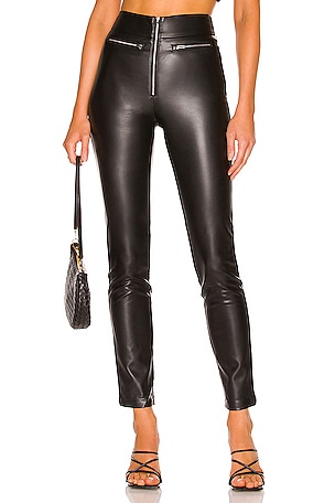 COMMANDO Faux stretch patent-leather skinny pants