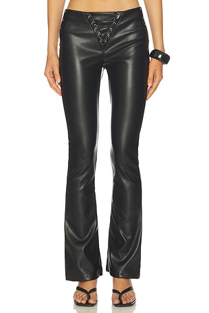 Mada Faux Leather Pant superdown